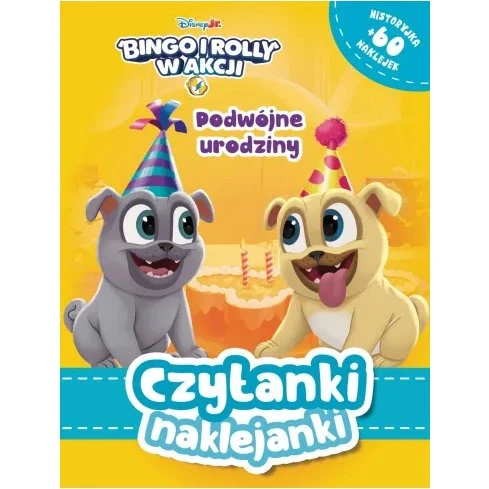 Disney Czytanki naklejanki: Podwójne urodziny - Bingo i Rolly