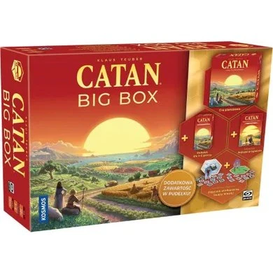 CATAN Big Box 2025 – Gra planszowa z dodatkami i scenariuszami