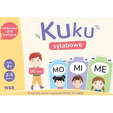 Kuku Sylabowe Edukacyjna gra karciana dla dzieci