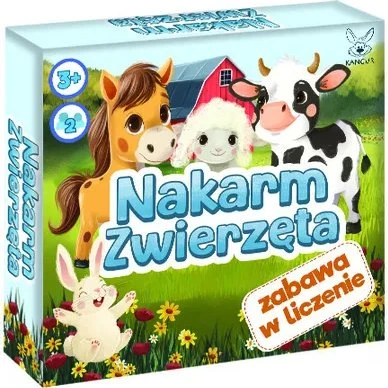 Nakarm Zwierzęta. Zabawa w liczenie – gra edukacyjna dla dzieci 3-4 lat