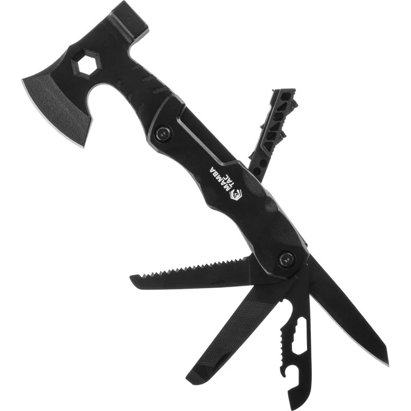 Mamba Tac Axe Solver 19W1 - Multitool EDC z 19 narzędziami, czarny
