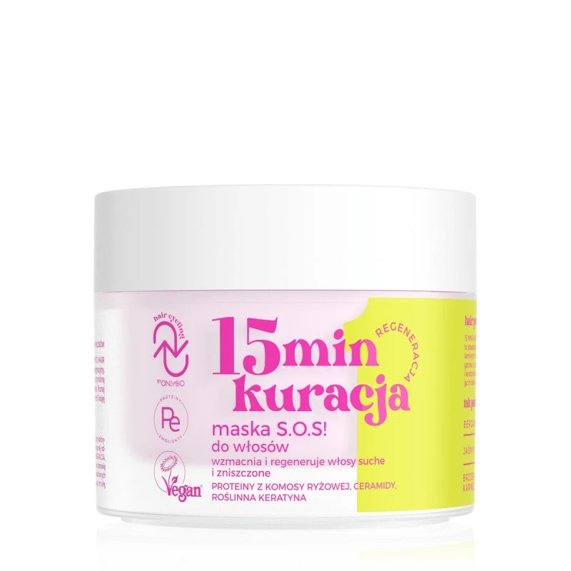 OnlyBio Hair Cycling Regeneracja 15-minutowa Maska S.O.S. 280 ml