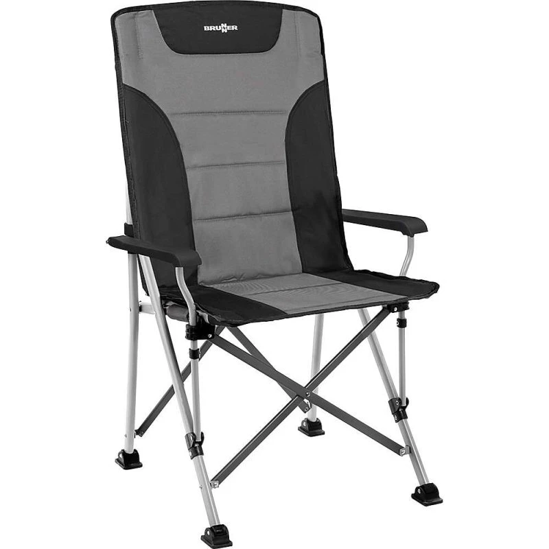Brunner Raptor Recliner Krzesło Kompaktowe Czarno-Szare