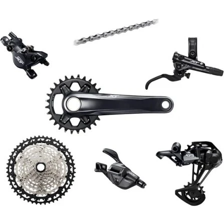 Shimano XT M8100 1x12 170 mm 32T 10-45 2-tłoczkowe