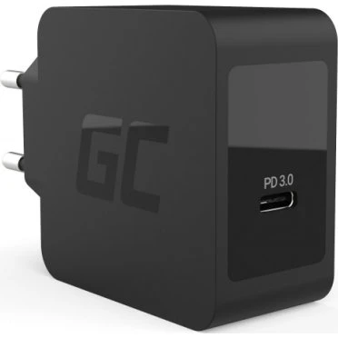 Green Cell CHAR07-GC Ładowarka USB-C 18W czarna