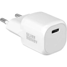 Silver Monkey Mini Ładowarka USB-C 20W PD biała