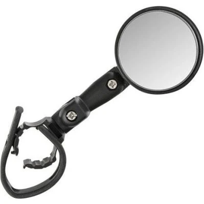 M-Wave Spy Mini Long 3D 2" Regulowane Lusterko Lewe Czarne