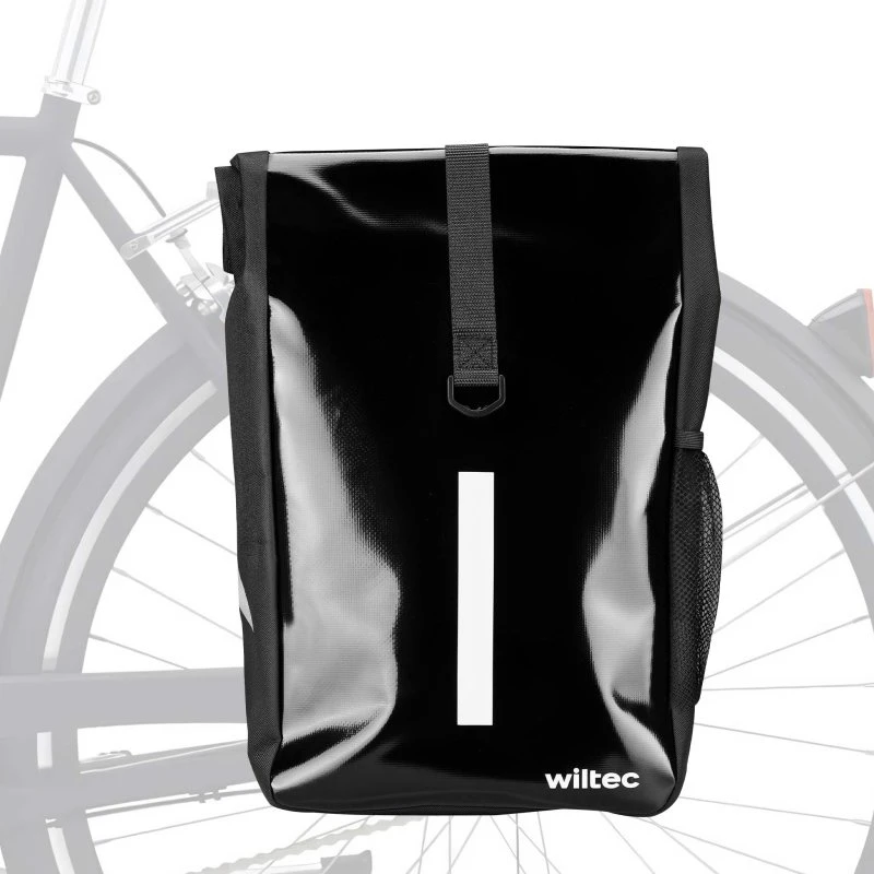 Wiltec Torba na rower 16 l, czarna, wodoodporna