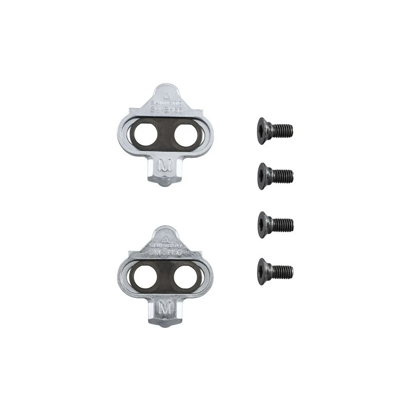 Shimano SH56 Bloki SPD + Plytka Blokujaca - Srebrny