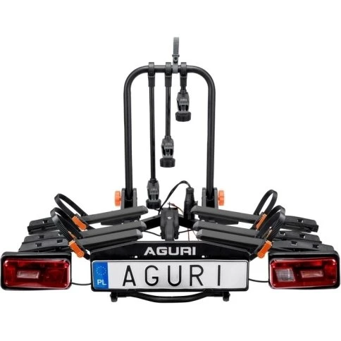 Aguri Krab 3 Black – Bagażnik na hak na 3 rowery