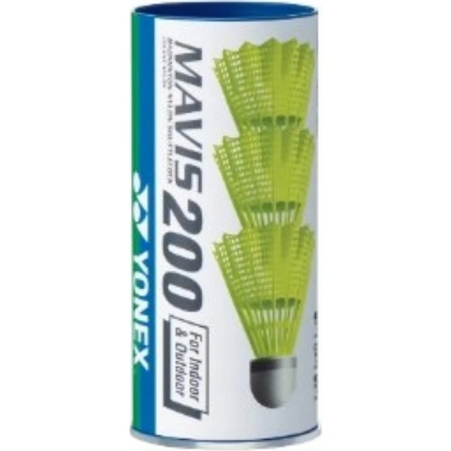 Yonex Mavis 200 Lotki Nylonowe Żółte 3szt.