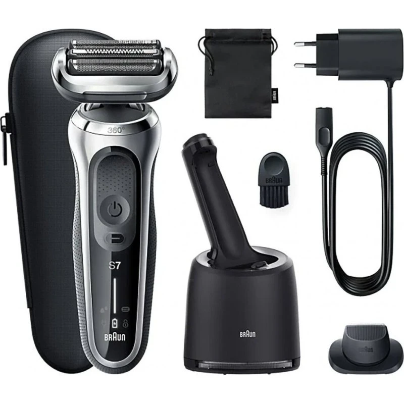Braun Series 7 71-S7200cc, srebrna, na mokro i sucho