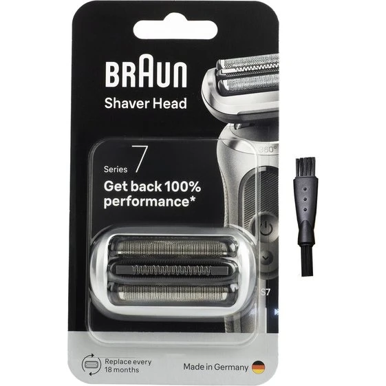 Braun Kombipack 74S – Oryginalna głowica do Series 7, srebny