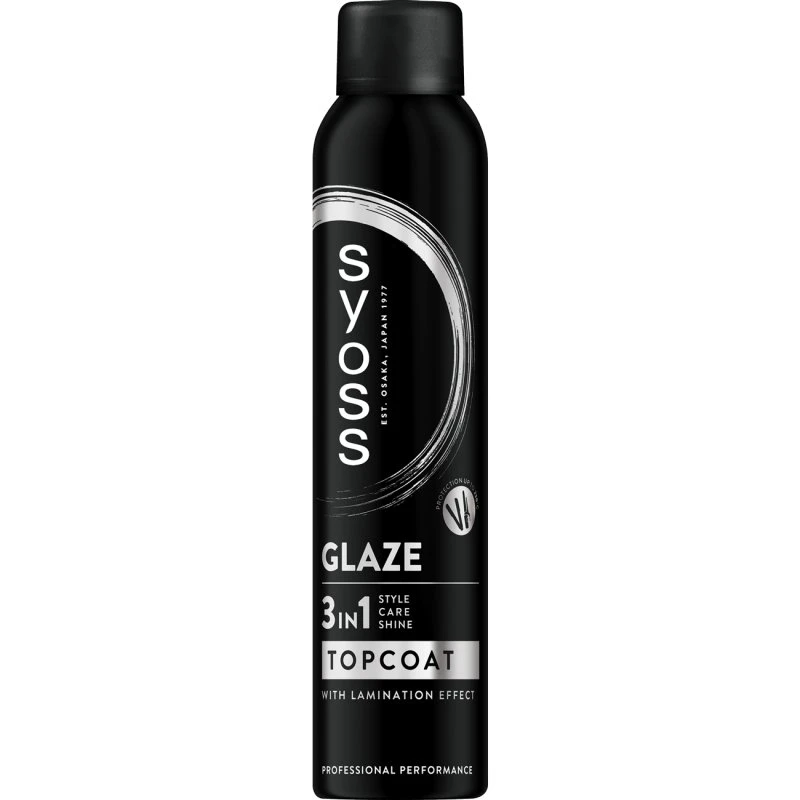 Syoss Glaze Topcoat Spray 3in1 200ml