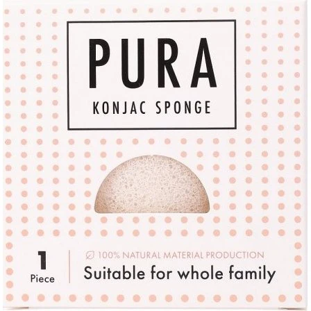 Sister Young Pura Konjac Sponge Biała