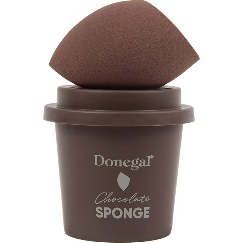Donegal Morning Coffee Gąbka do makijażu z etui Chocolate Sponge 4352
