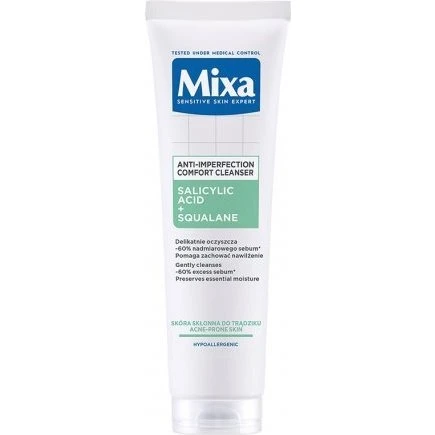 Mixa Comfort Cleanser Żel oczyszczający 150ml przeciw niedoskonałościom