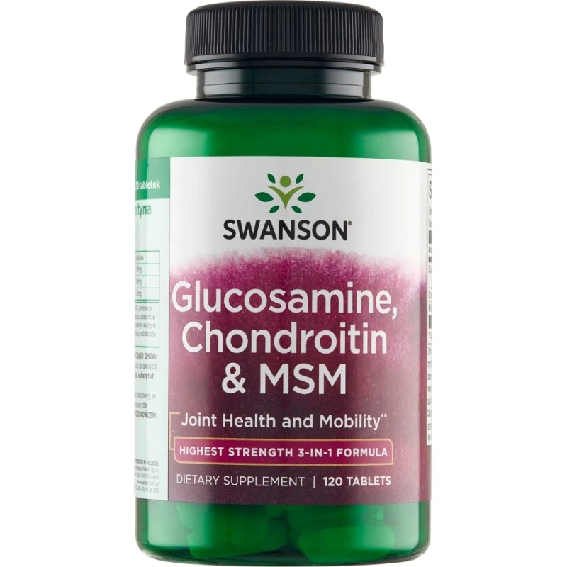 Swanson Glukozamina Chondroityna MSM 120 tab