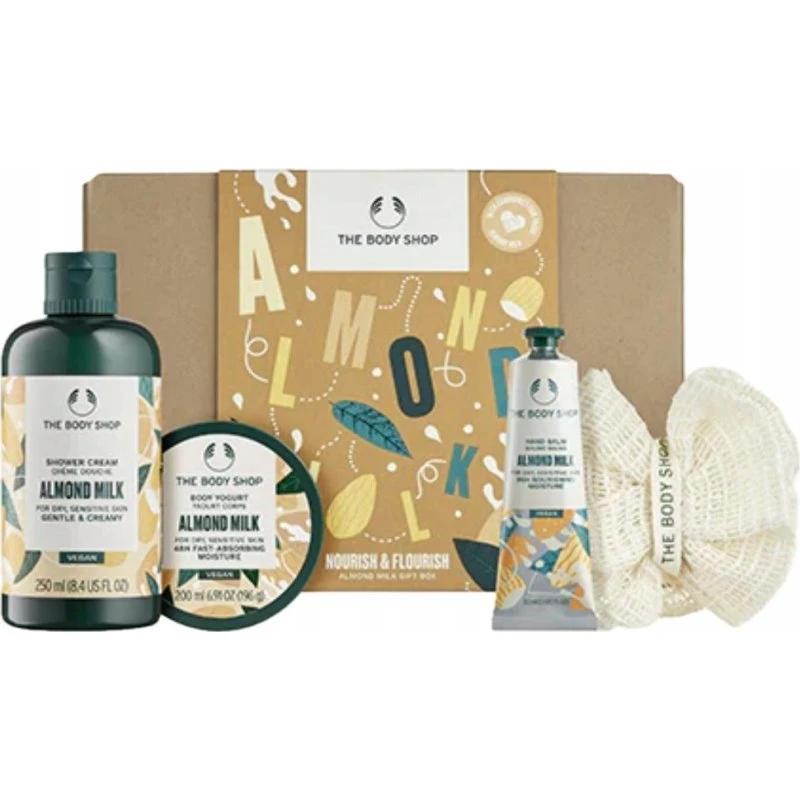 The Body Shop Mleko Migdałowe Zestaw 4 Części