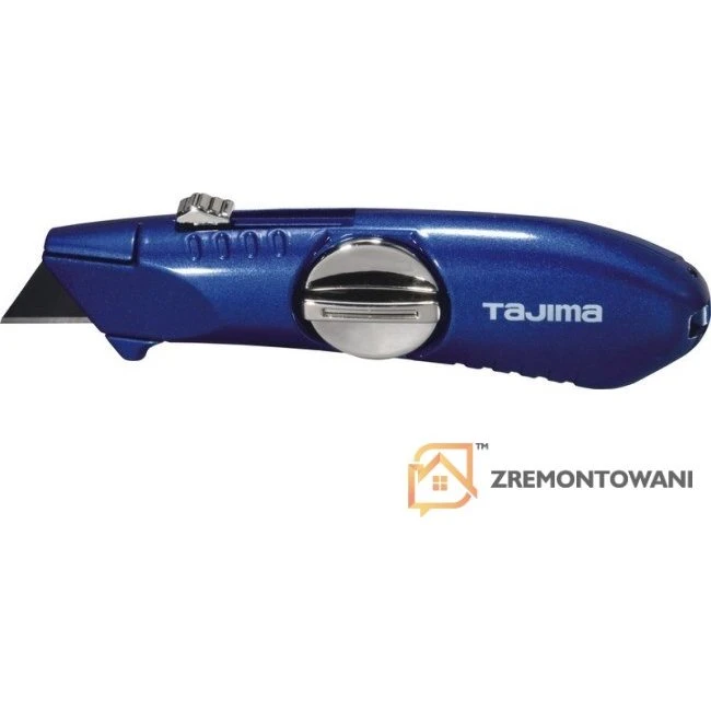 Tajima V-REX VR102 Nóż wysuwany z ostrzem trapezowym, niebieski
