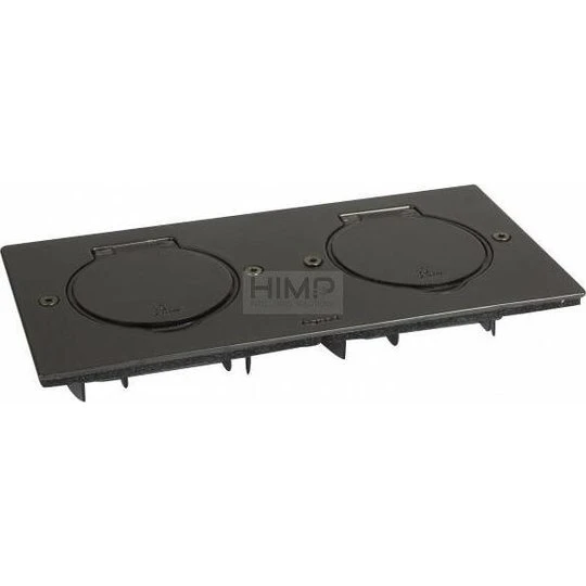 Legrand GRAFIT 089752 Podwójna kwadratowa pokrywa IP44