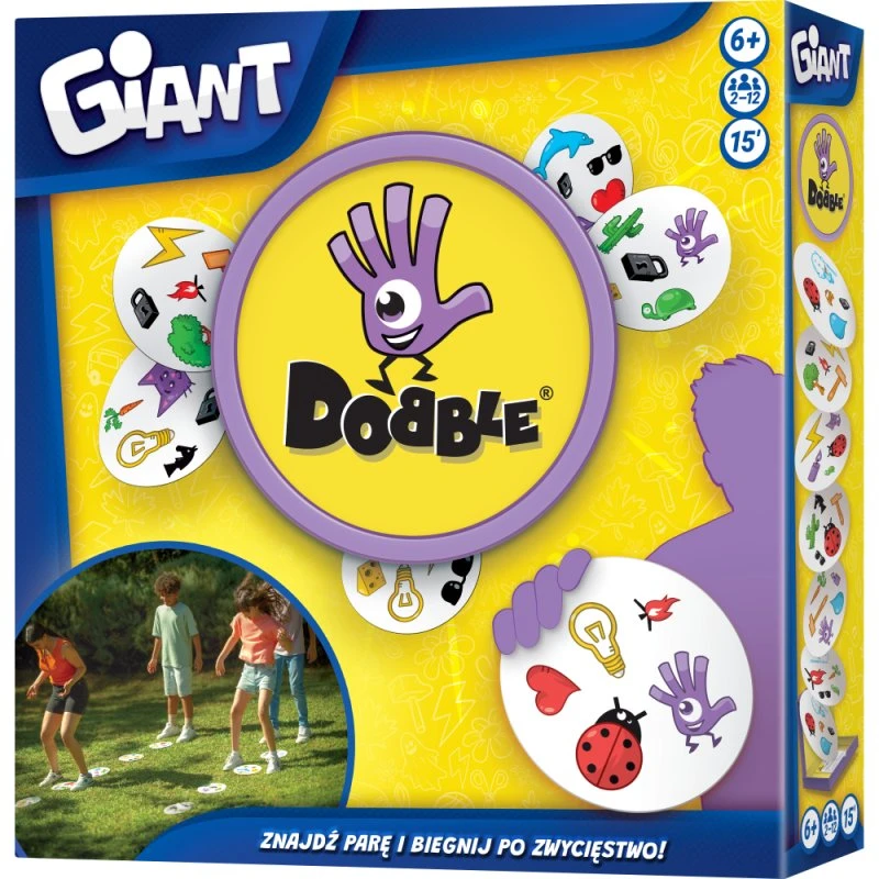 Rebel Dobble Giant 27567 – Gigantyczna gra na spostrzegawczość i ruch