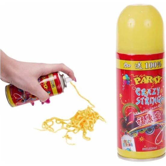 PrzydaSie Serpentyna konfetti w sprayu żółta 250ml
