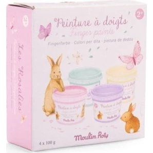 Moulin Roty Les Rosalies 2+ Farby do malowania palcami