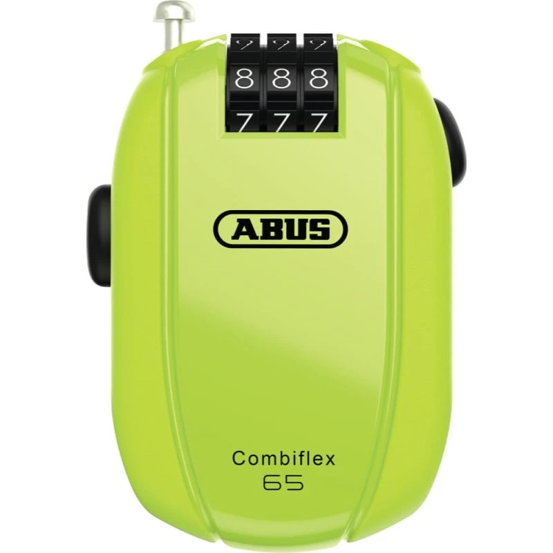 Abus Combiflex StopOver 65 neon – zapięcie szyfrowe 65 cm