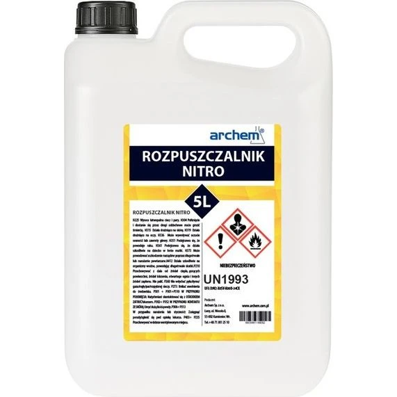 Nitro Rozpuszczalnik 5L do Farb i Lakierów