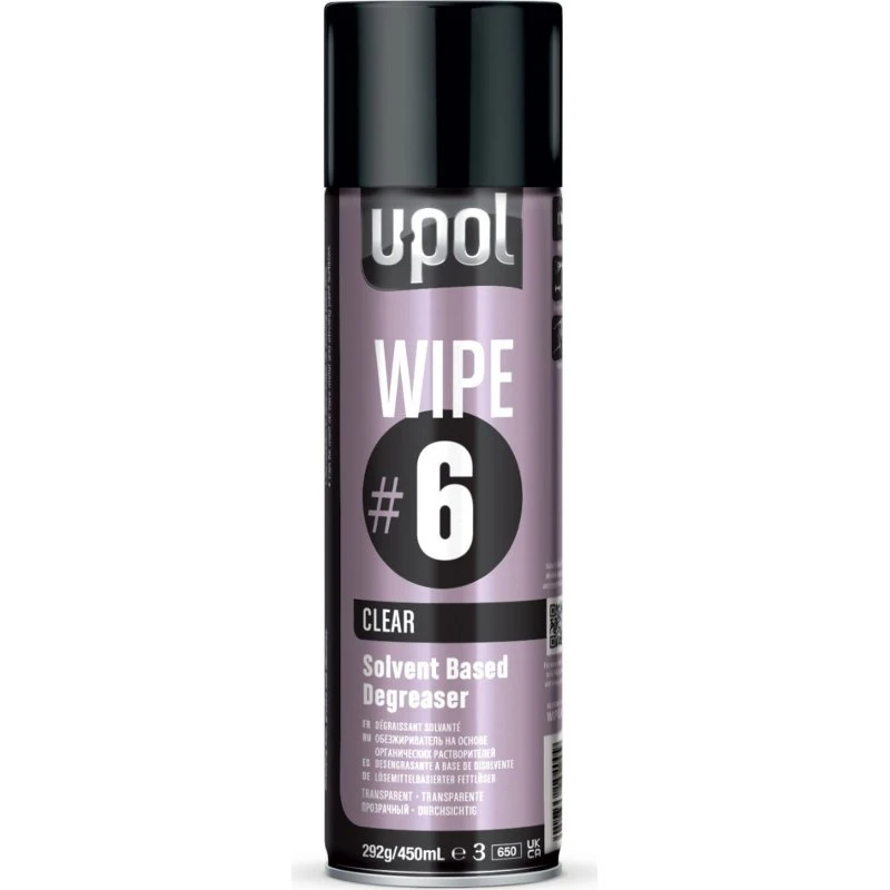U-POL Wipe 6 Odtłuszczacz w sprayu 450ml