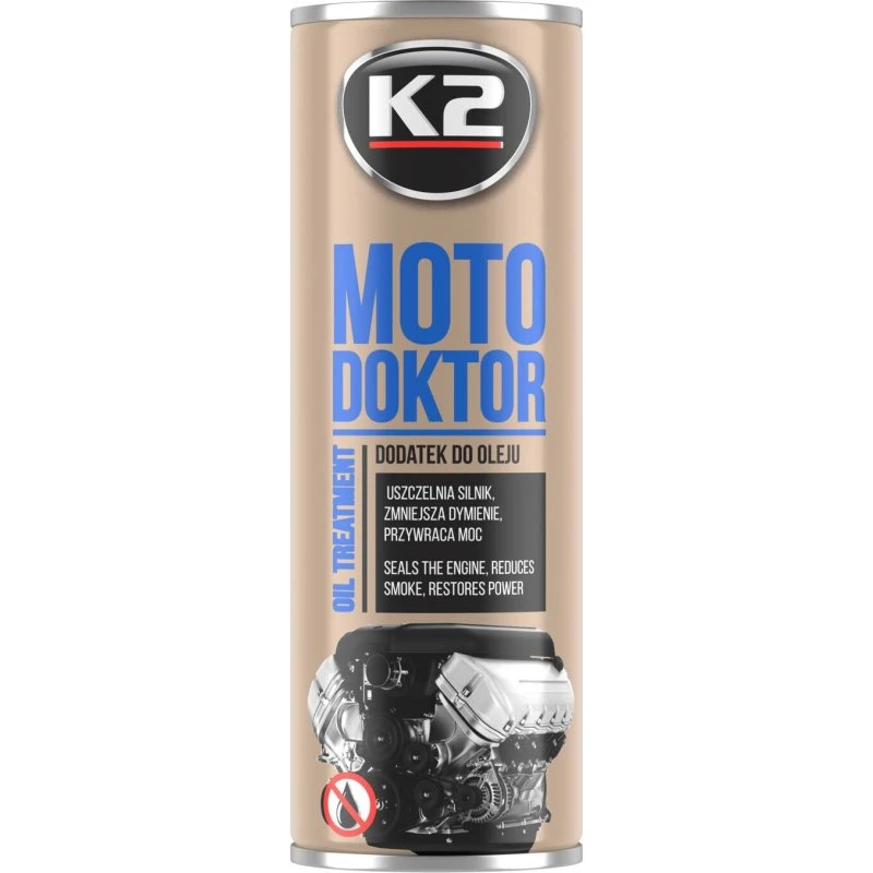 K2 MOTO DOKTOR 443ml Uszczelniacz do Oleju Silnikowego
