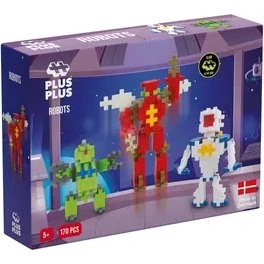Plus-Plus Mini Roboty 170 el – klocki konstrukcyjne