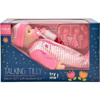 Dolls World Lalka Talking Tilly 30 cm
