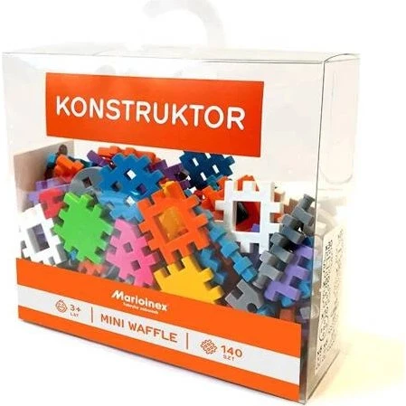 Marioinex Klocki Wafle Mini 140 szt. Konstruktor