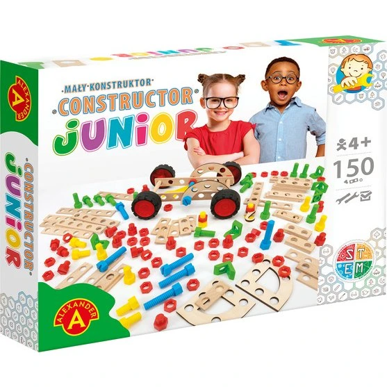 Mały Konstruktor Junior 150 elementów