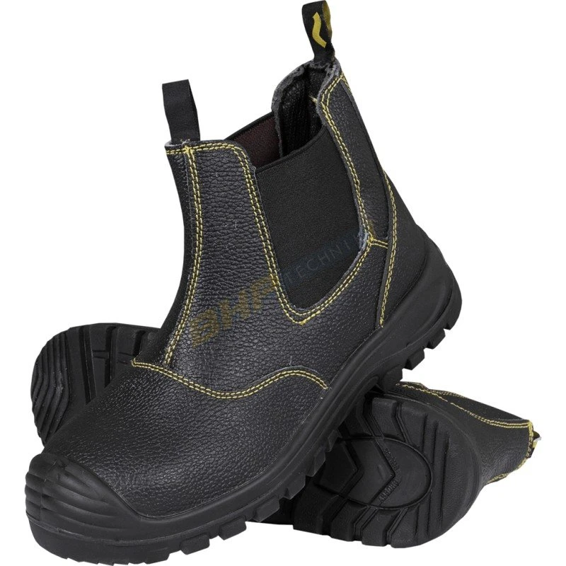 YES Bryes-SZ-S1_47 Czarno-Żółte Buty Robocze z Podnoskiem