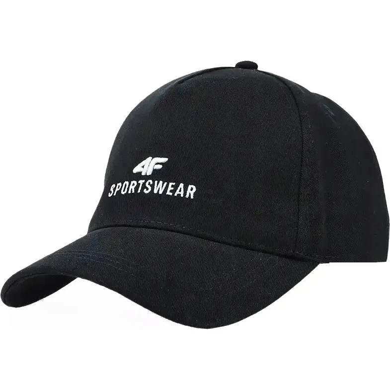 4F Czapka z daszkiem U266 czarna S/M 100% bawełna