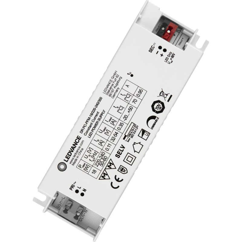 DR-PC-PFM-18/220-240/350 LED Driver 18W, stały prąd, regulacja fazowa