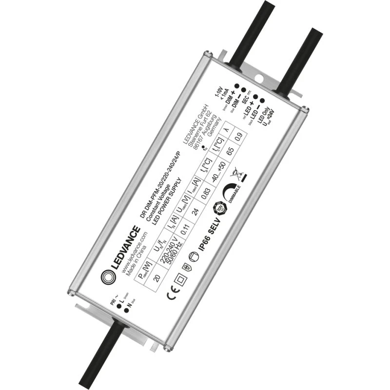 LEDVANCE DR DIM-PFM-20/220-240/24/P - zasilacz 20W 1-10V IP66