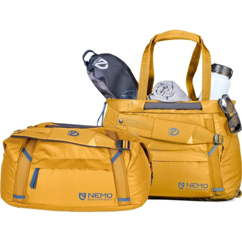 Nemo Double Haul Convertible Duffel 30L - chai
