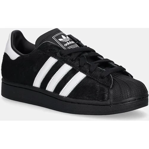 adidas Superstar II W skórzane sneakersy damskie czarne