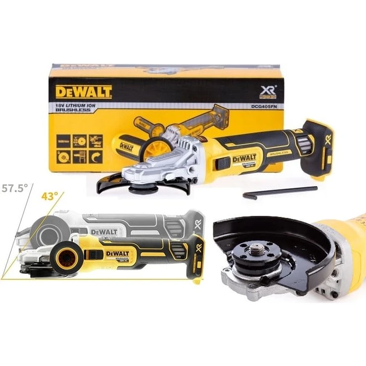 DeWalt DCG405FN szlifierka kątowa 18V XR 125mm płaska