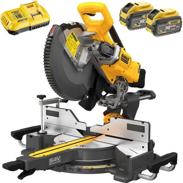 DeWalt DCS781X2 Pilarka Ukośna 54V 305mm 2x9Ah
