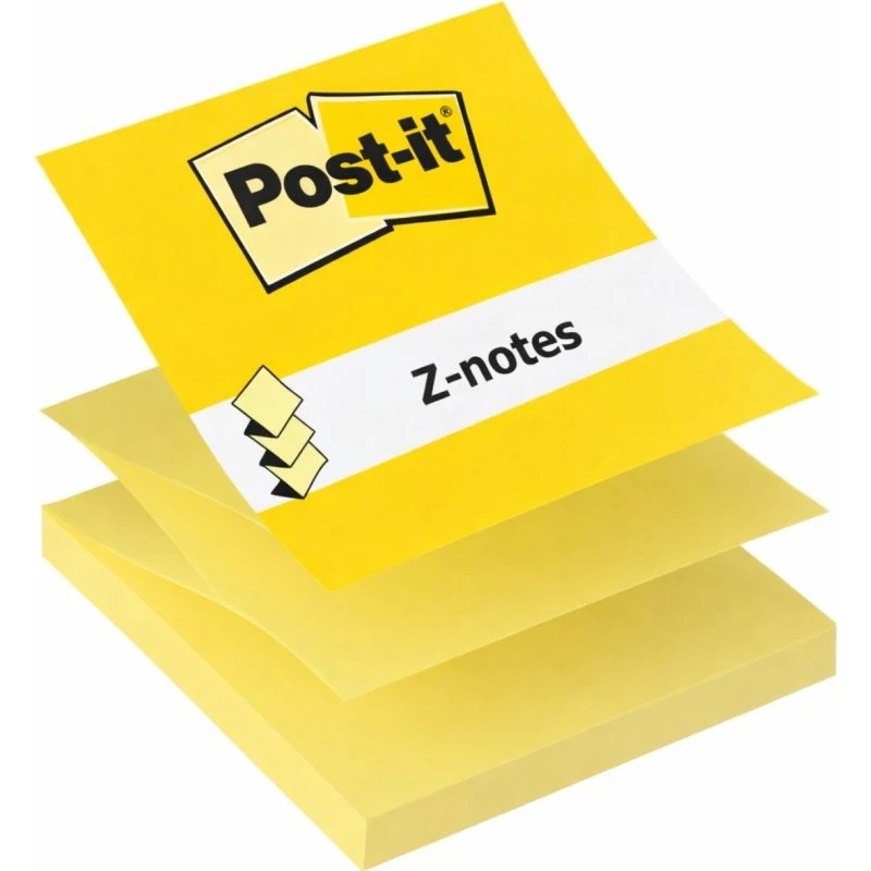 3M Post-it Z-Notes Żółty 76x76 mm 100 kartek