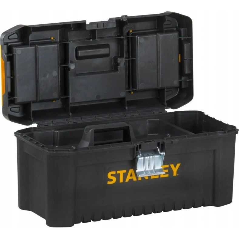 Stanley Essential 16" Skrzynka Narzędziowa z Metalowymi Zatrzaskami
