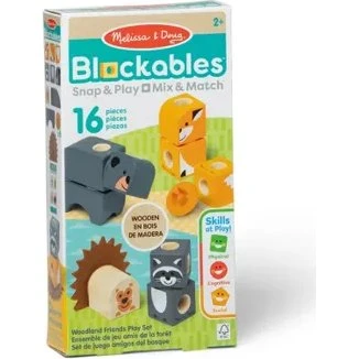 Melissa & Doug Blockables Drewniane Zwierzątka 6074895