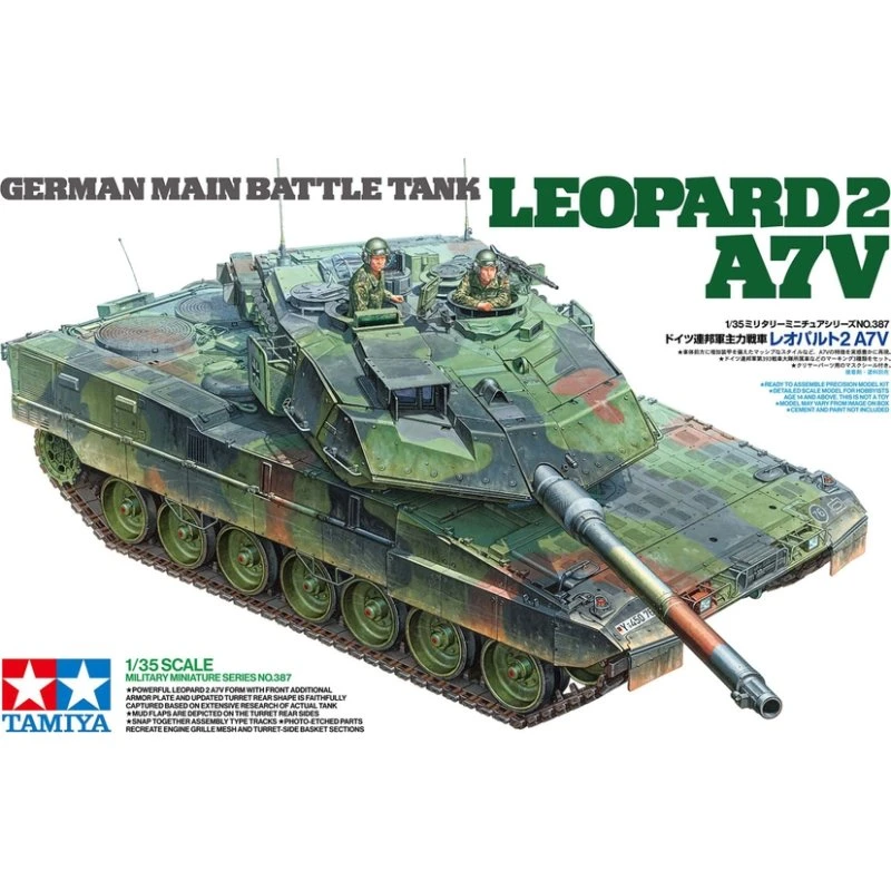 Tamiya 35387 Leopard 2 A7V 1:35 Model Plastikowy