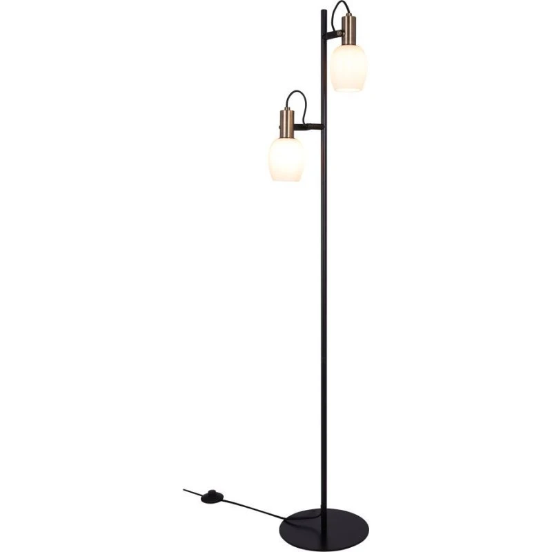 Nordlux Arild Lampa Podłogowa 2xE14 Czarna 140 cm