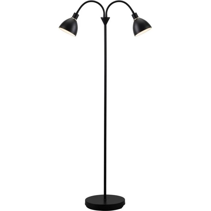Nordlux Ray Double Lampa Podłogowa Czarna